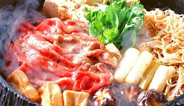 *【すき焼き一例】特製の割下でぐつぐつ♪甘辛味のお鍋の定番！