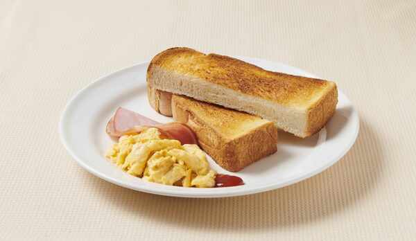 全４品から選べる朝食メニュー（トースト＆スクランブル）