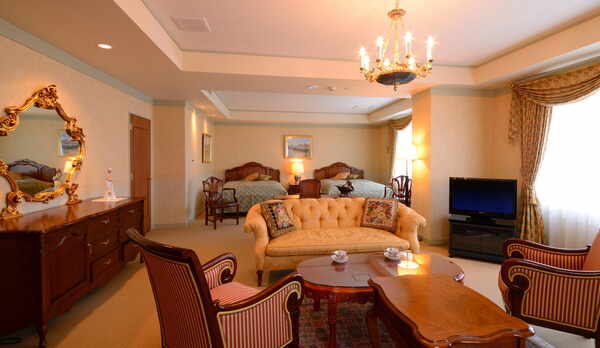 最上階のスイートルーム