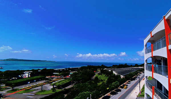 プレミアムルーム　ベランダから