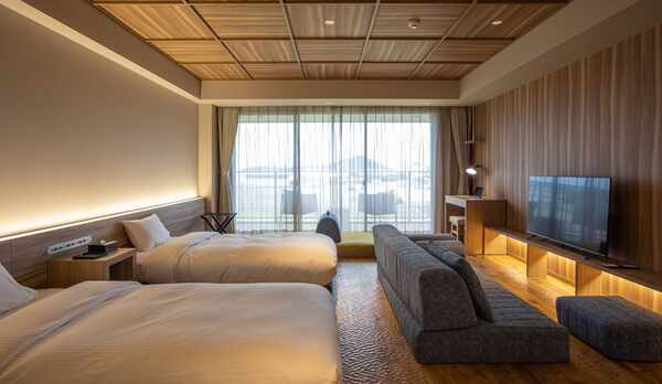 ■【プレミアムデラックス - NAGURI　瀬戸内海ビュー＆バルコニー付き】