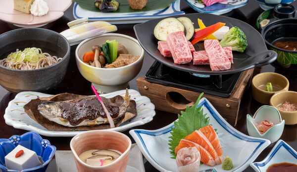 【スタンダード会席】ブランド牛食べ比べと信州食材をお愉しみいただけます。