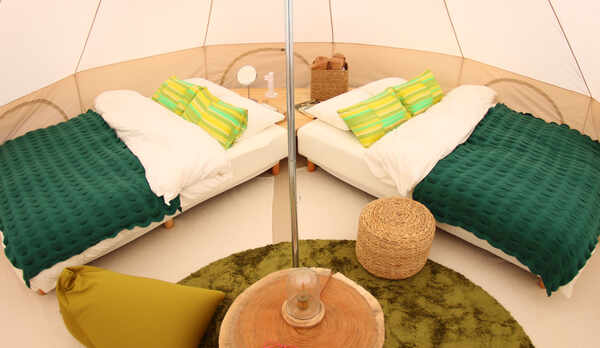 ダブルベッドが２つ