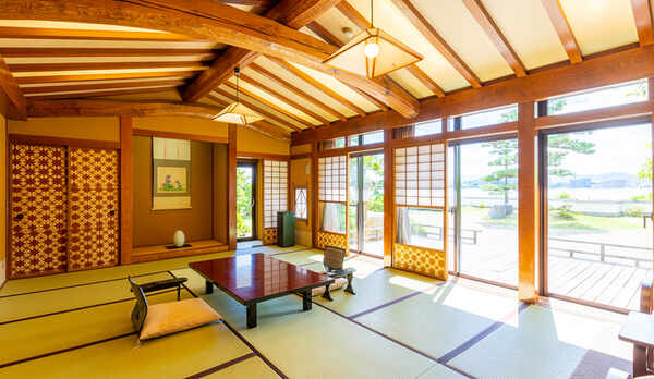 貸切岩露天風呂付き特別室