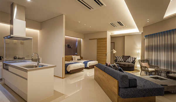 1室だけのツインルーム　二人の時間を大切にされるカップルへ、ゆとりの滞在にお薦めいたします