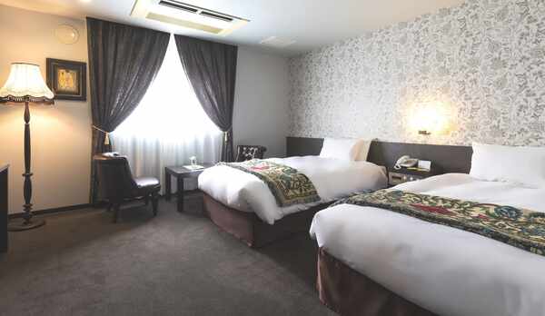 【モデレートツインルーム】ベッドサイズ W1100&times;D2000