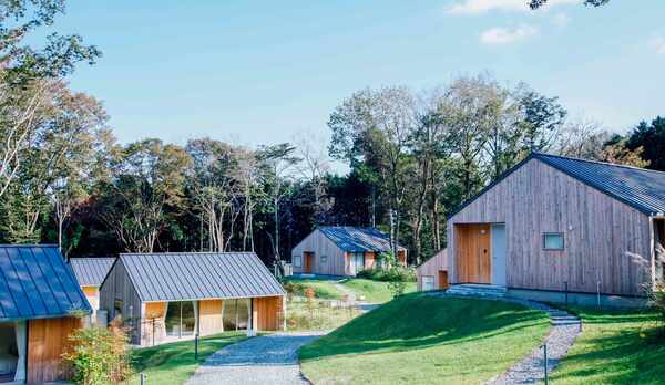 高嶺の森のコテージ全景