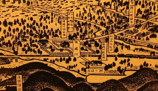 創業当時、当館近くを走っていた鉄道の記録 