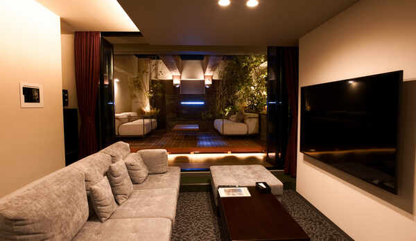 リビング（ガーデンテラス付スイートツイン）