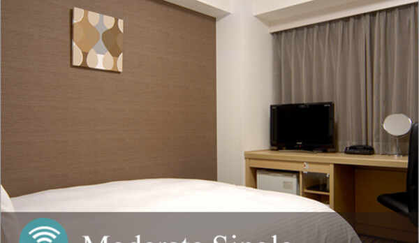 【モデレートシングル】ゆっくり寛げる18.2㎡。140cm幅のベッドで快適な睡眠を。