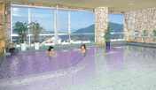 ラベンダー風呂の展望大浴場