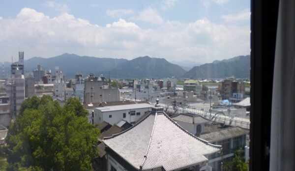 客室窓からの景色