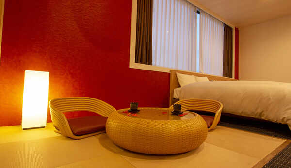 ＜客室＞スーペリアルツイン庵〜和スタイル〜