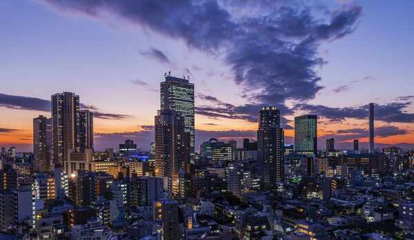 高層階からの夜景