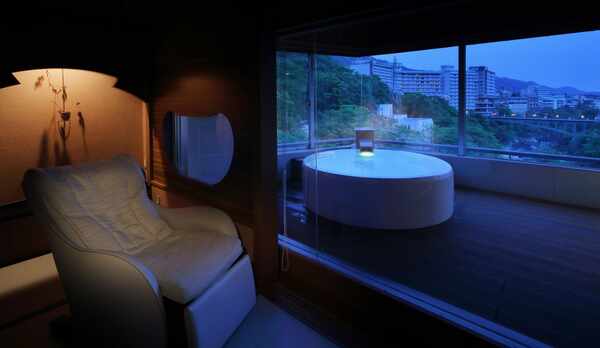 源泉掛け流し　ビューバス付コーナースウィート　和洋室タイプ　一例