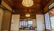 仙渓園「桧」格子天井が美しい、日本ならではの和の設え。