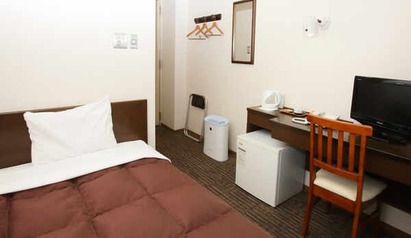 リニューアルされたシングルルーム