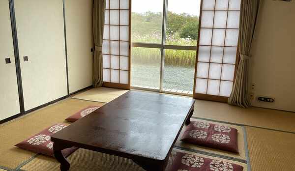 14畳仕切れる客室