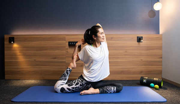 客室【the b base／ベッドなし】ヨガやトレーニングの場所として