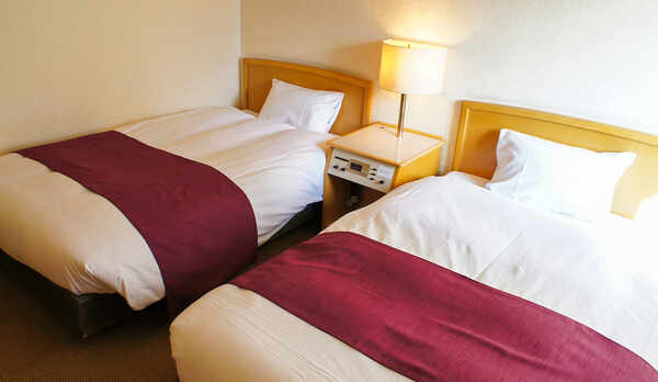 ツインルーム(ベッド幅110cm&times;2台)