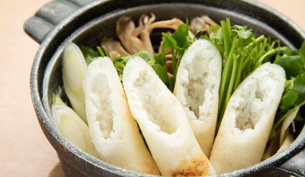 *夕食：秋田名物きりたんぽ