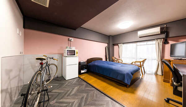 ・＜サイクルルーム　セミダブル一例＞2階、3階、4階でのご用意となります
