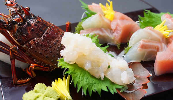 伊勢海老のお造り