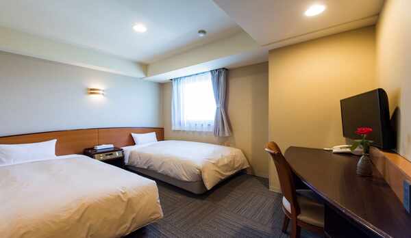 18平方メートルの広々とした空間【ツインルーム】