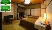 和洋室　デラックスツインルーム　2人部屋　シャワールーム付