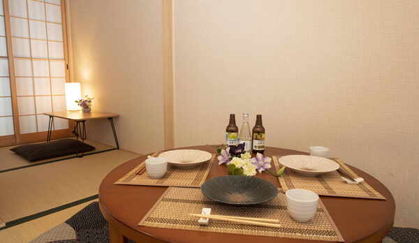 １階の客室になります