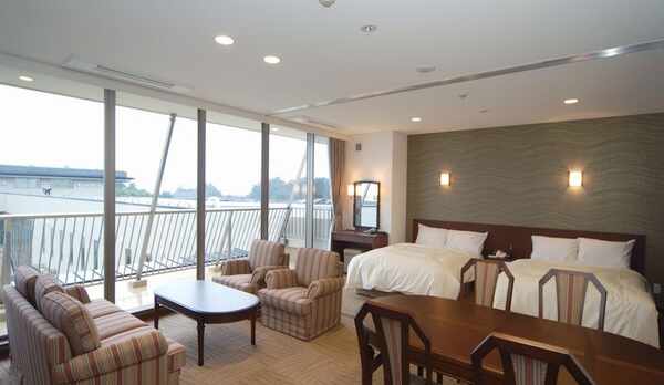 海の見えるスイートルーム