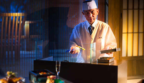 お部屋で熱々の天麩羅をお召し上がりいただけます