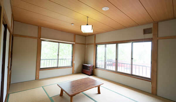 女神湖側の客室です。