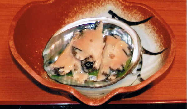 あわびのバター焼き