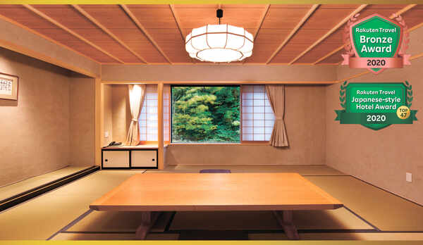 広めの和室「夢幻亭（むげんてい）」の一例♪お部屋毎に眺望、間取りが異なります♪