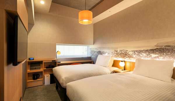 【ツイン】19~21平米／ご友人同士やカップルでの観光など、幅広いニーズにお応えする客室