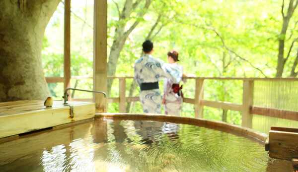 天空の小鳥風呂【丸】心地よい時間をのんびりと