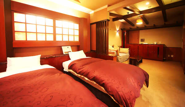 ・お部屋一例　ツインルーム　広々31平米　シングル&times;2台を設置！