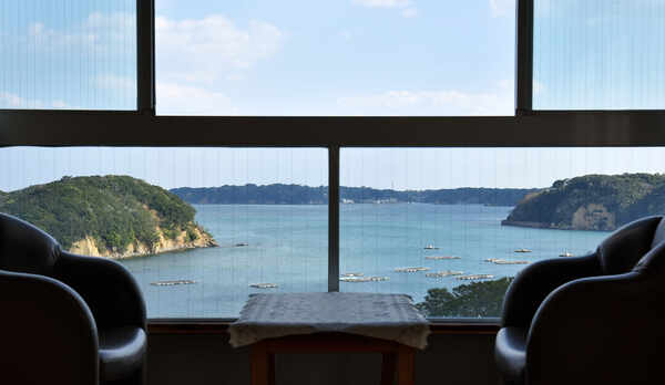 *（バス・トイレなし）海側10畳　　オーシャンビューでございます。