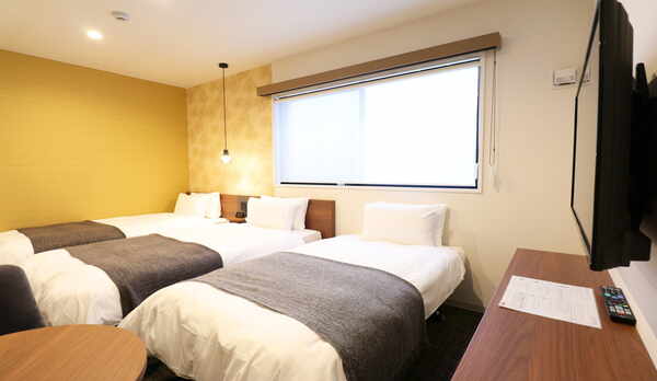 ツインルーム　エキストラベッド付き