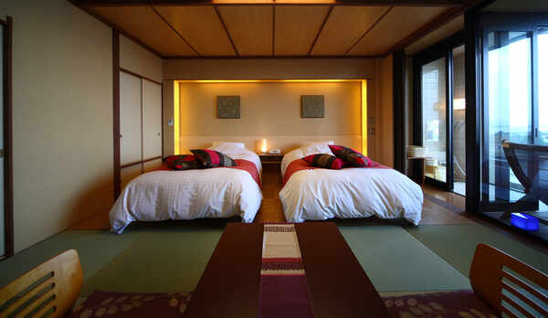 露天風呂付き客室「風雅」和洋室タイプ