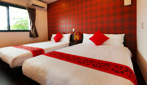 【エグゼクティブ】落ち着いた空間のベッドルーム。旅の疲れも癒されます。