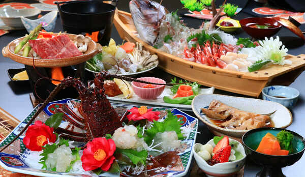 【最上級】伊勢海老＆知多牛＆舟盛り*