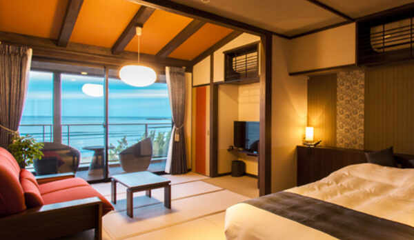 オーシャンビュー・露天風呂付【海里 -kairi-】【月あかり -tsukiakari-】２階-禁煙