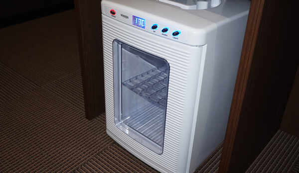 ◇客室備品◇　冷蔵庫♪　冷たいものは冷たいままに