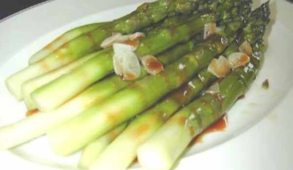 アスパラのオイスターソースがけ