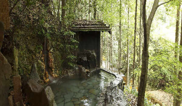薬湯（びわの葉）露天風呂