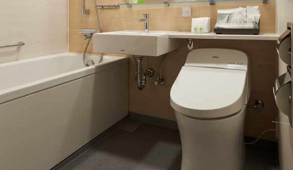 【客室】スーペリアダブルA -IORI-（バスルーム）