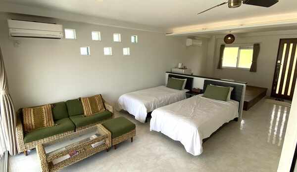 和洋室 シングルベッドのツインルーム（最大４名様まで）