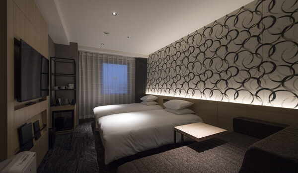 デラックスツインルーム客室一例